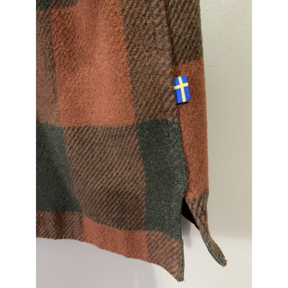 Fjallraven Canada Shirt in Autumn Leaf-Laurel Green Men's M Wool Blend Shacket - Picture 7 of 16